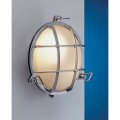 Gitterlampe verchromt mittel, rund, Ø 190 mm Transparent - E 27