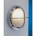 Lampe verchromt mit Gitter, rund, Ø 240 mm Gesandstrahlt, PowerLed, 18 W